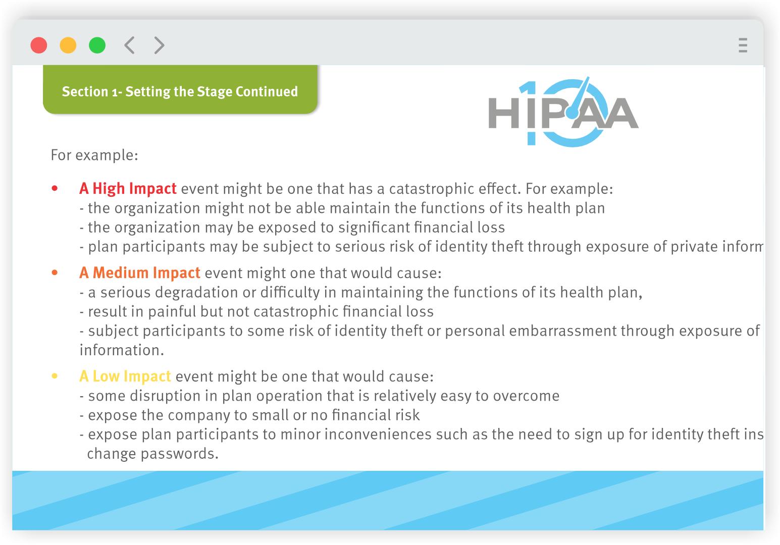 HIPAA10 Risk Analysis Carousel 4 ComplianceDashboard